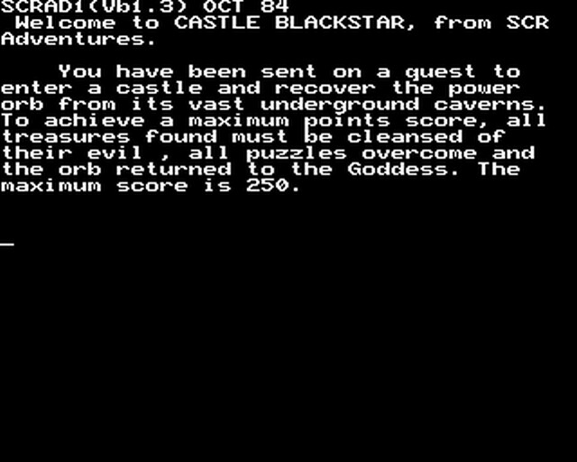 Castle Blackstar — ss (EU)