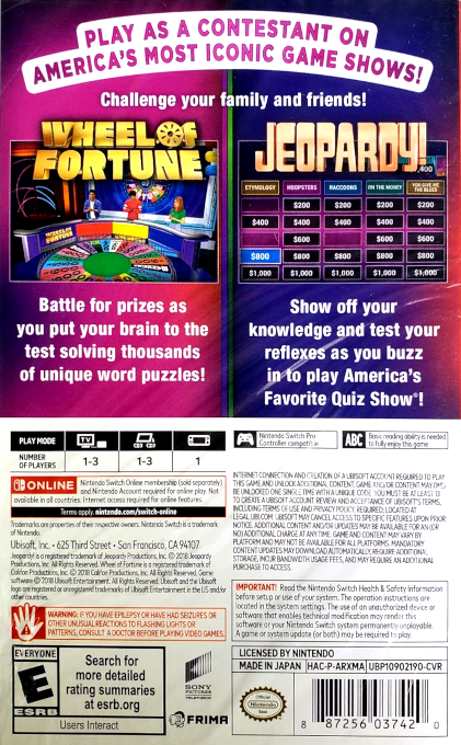 Wheel Of Fortune — box-2D-back (US)