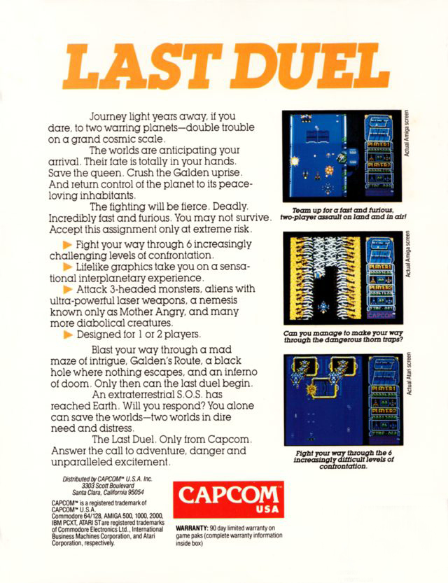 Last Duel — box-2D-back (US)