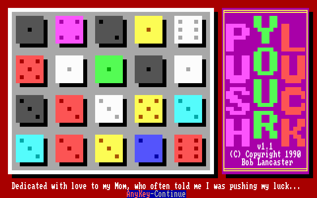 MicroLink Push Your Luck — sstitle (WOR)