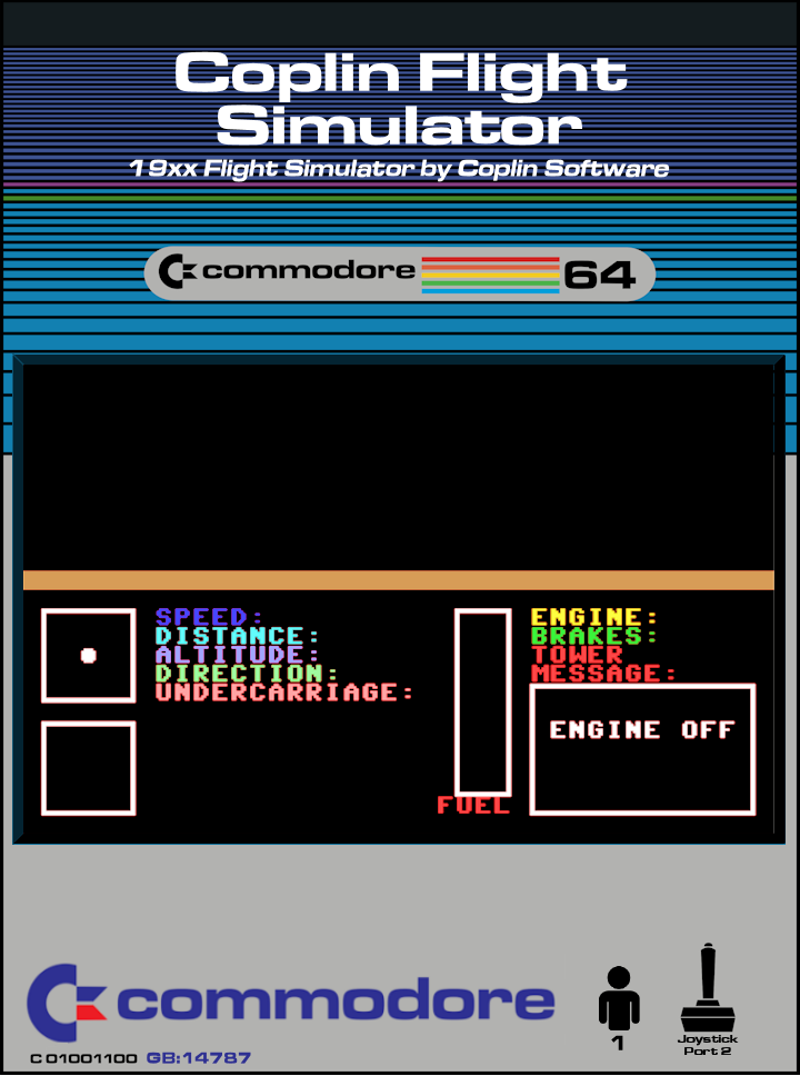 Coplin Flight Simulator box art