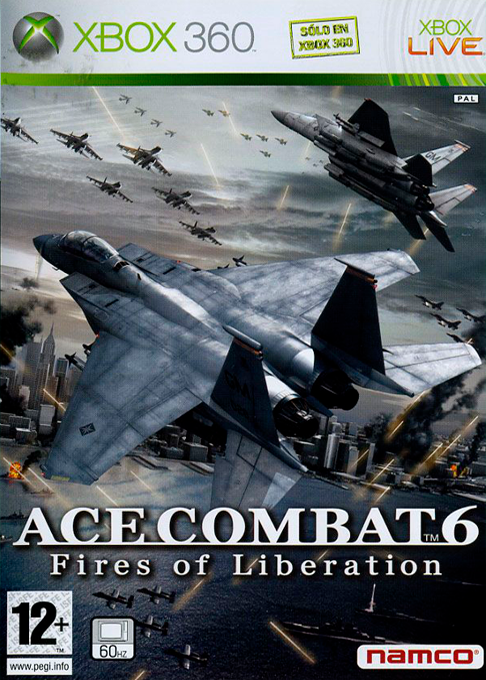 Ace Combat 6 - Fires of Liberation — box-2D (SP)