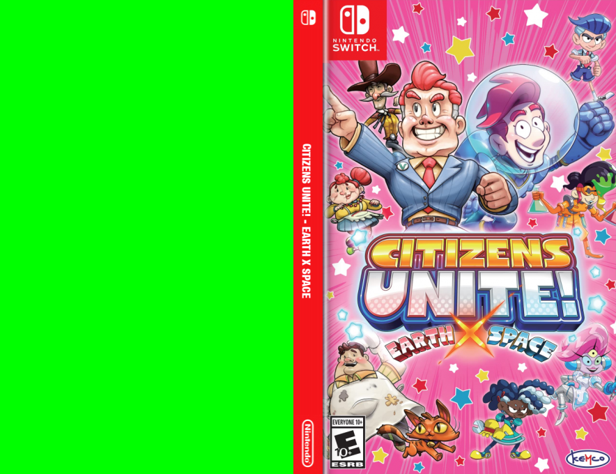 Citizens Unite! - Earth X Space — box-texture (US)
