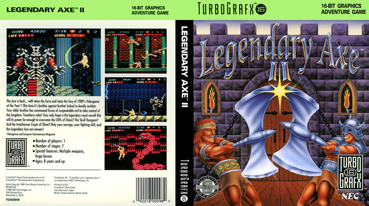 Legendary Axe 2, The — box-texture (US)