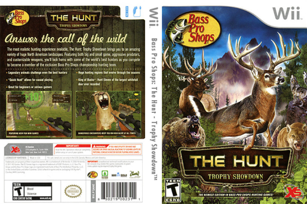 Bass Pro Shops - The Hunt - Trophy Showdown — box-texture (US)