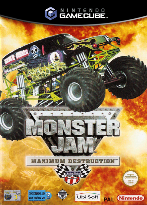 Monster Jam - Maximum Destruction — box-2D (EU)