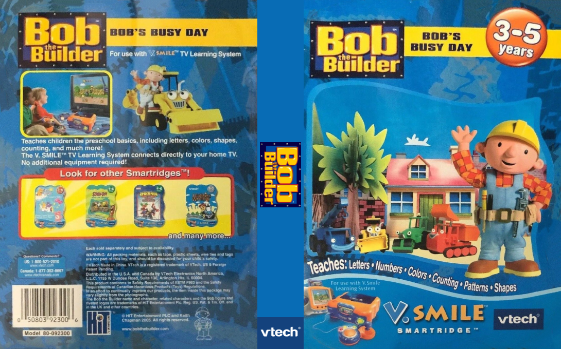 Bob the Builder - Bob's Busy Day — box-texture (US)