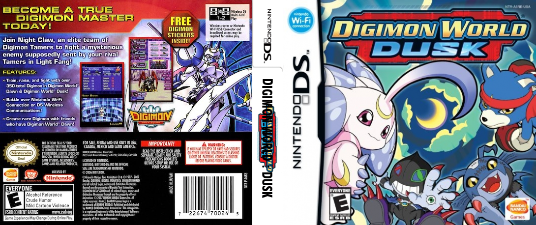 Digimon World - Dusk — box-texture (US)