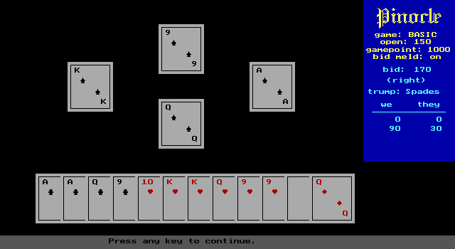 Pinocle Games — ss (WOR)