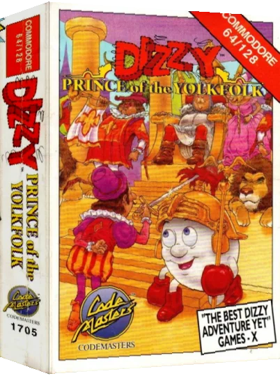 Dizzy Prince of the Yolk Folk — box-3D (EU)