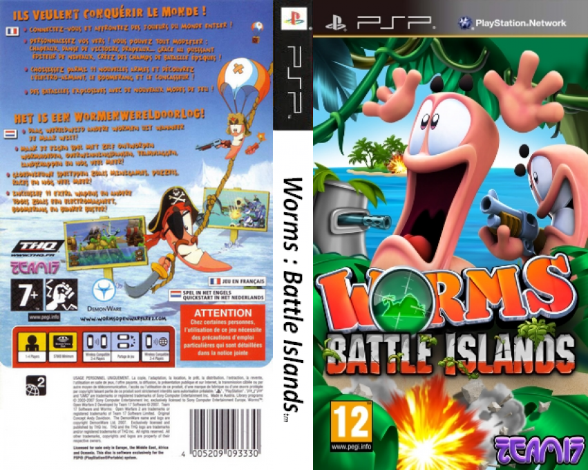 Worms - Battle Islands — box-texture (EU)