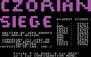 Czorian Siege — sstitle (US)