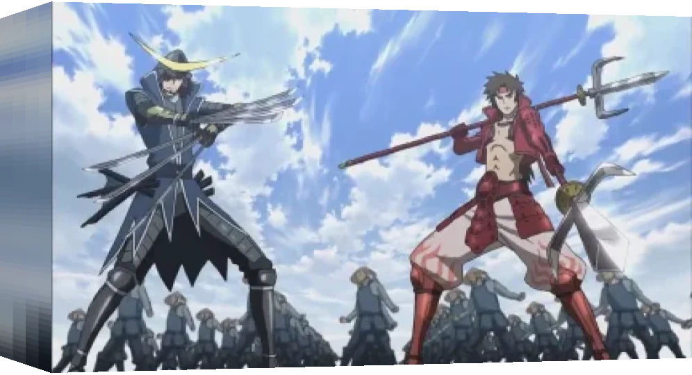 Sengoku Basara 3 — box-3D (WOR)