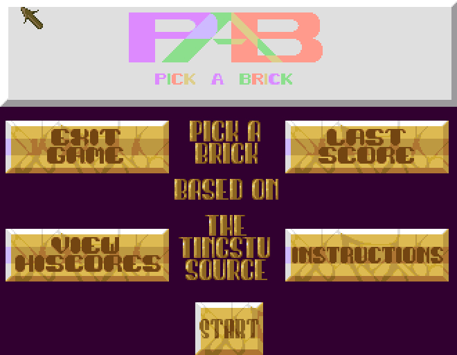 Pick A Brick — sstitle (WOR)