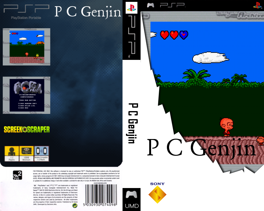 PC Genjin — box-texture (SS)