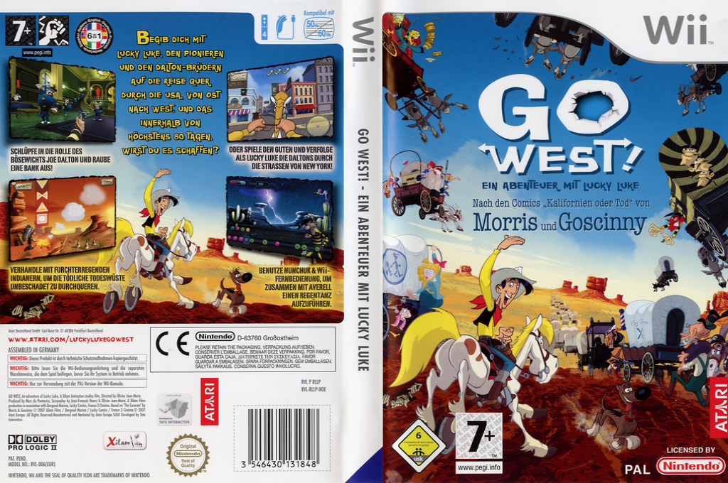 Go West! A Lucky Luke Adventure — box-texture (DE)