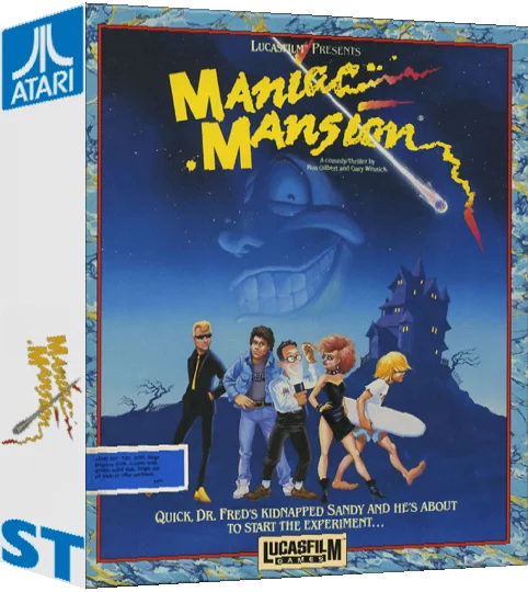 Maniac Mansion — box-3D (EU)