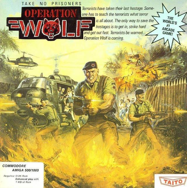 Operation Wolf box art