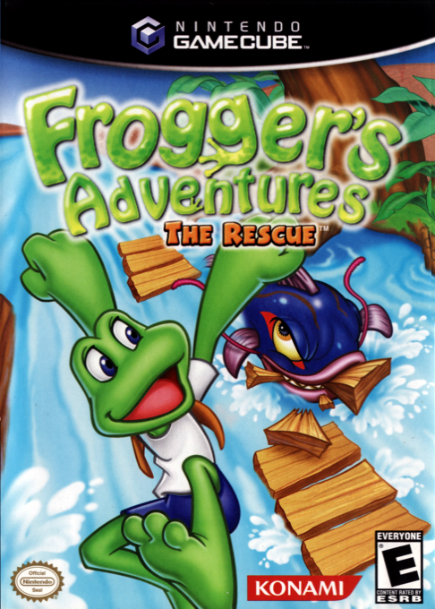 Frogger's Adventures - The Rescue box art