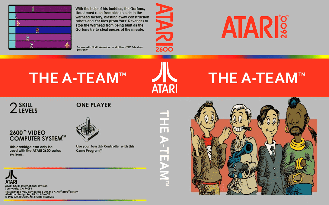 A-Team — box-texture (US)