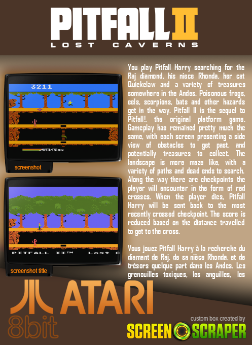 Pitfall 2 - Lost Caverns — box-2D-back (SS)
