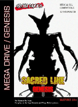 Sacred Line Genesis box art