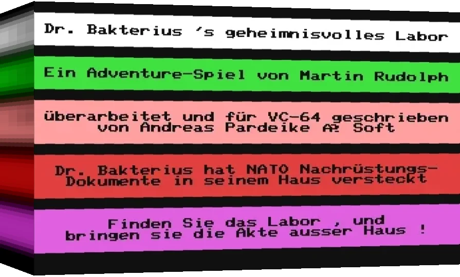 Dr. Bakterius's geheimnisvolles Labor — box-3D (WOR)