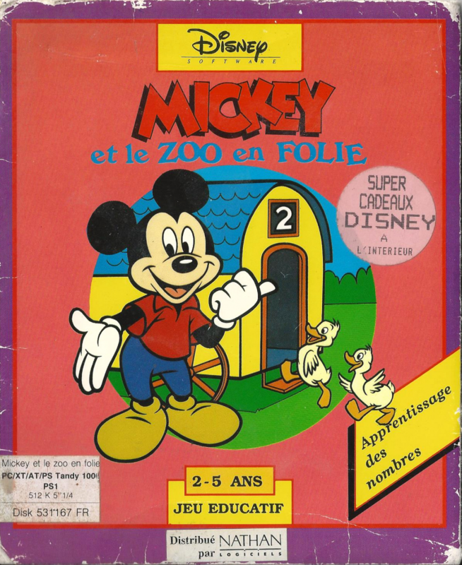Mickey's Runaway Zoo — box-2D (FR)