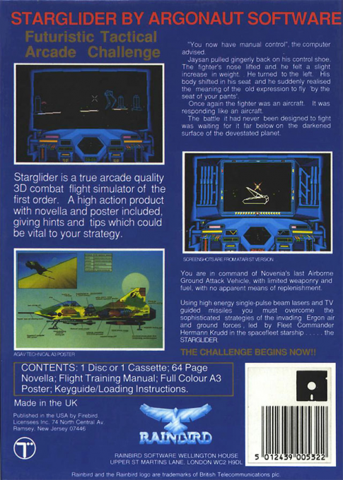 Starglider — box-2D-back (EU)