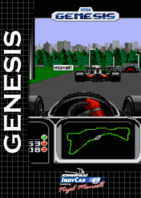 Newman-Haas IndyCar Featuring Nigel Mansell — box-2D (SS)