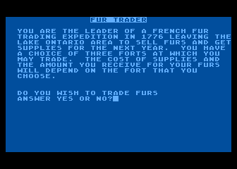 Fur Trader — ss (WOR)