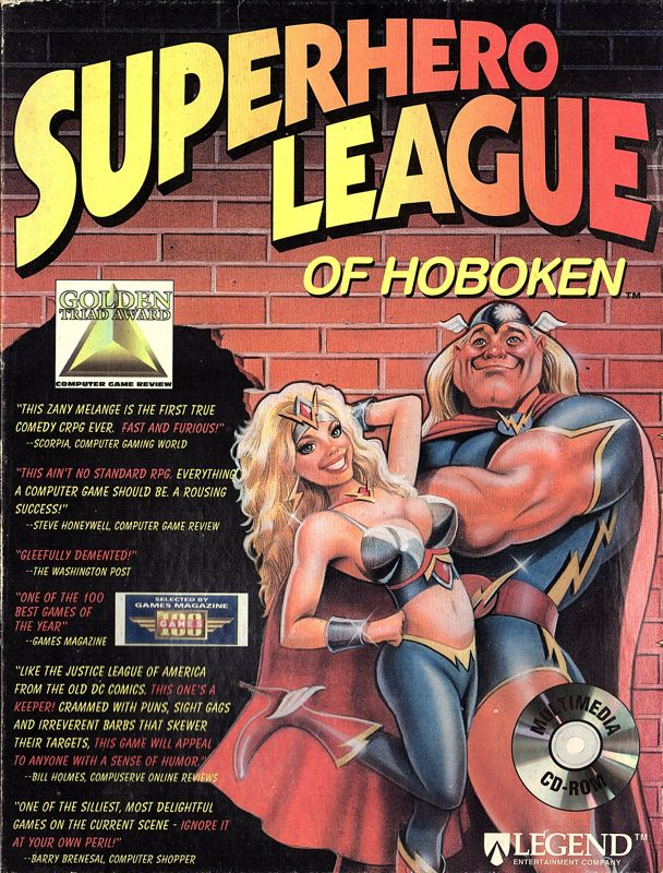 Superhero League Of Hoboken box art