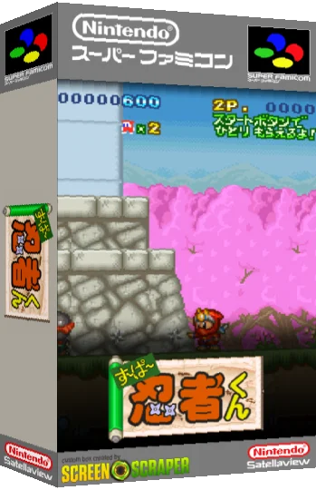 Super Ninja-kun — box-3D (SS)