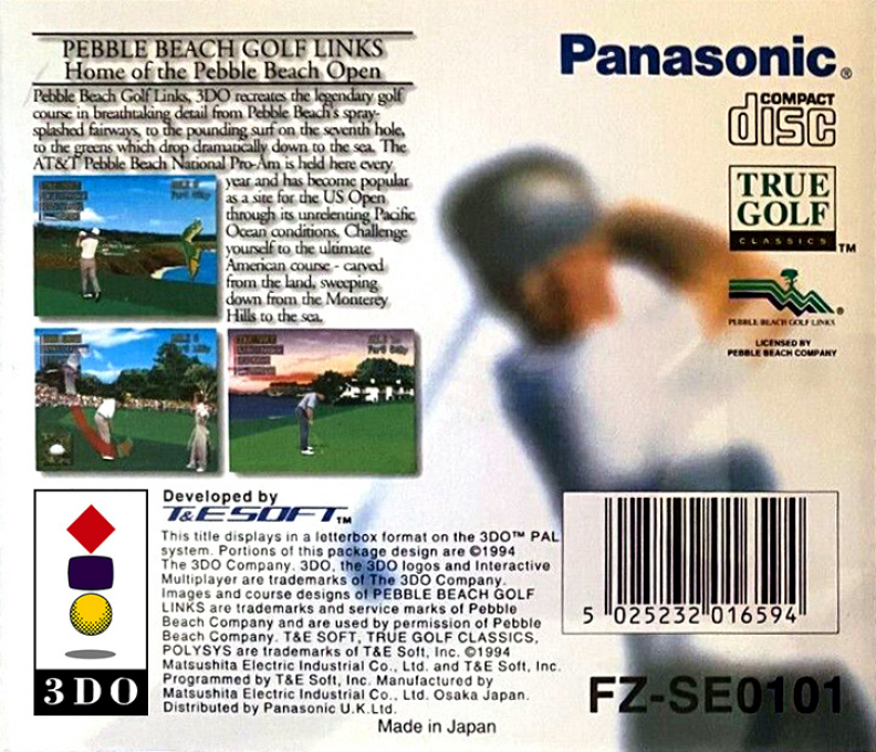 T&E VR Golf - Pebble Beach no Hatou — box-2D-back (EU)