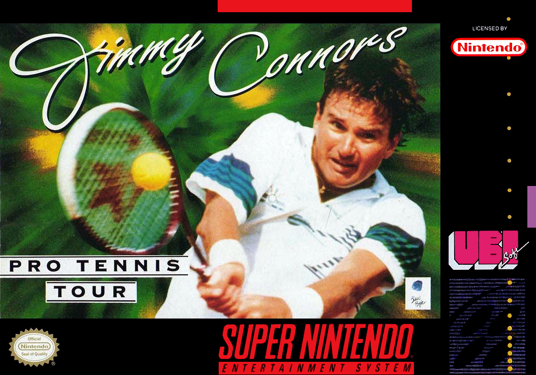 Jimmy Connors Pro Tennis Tour box art