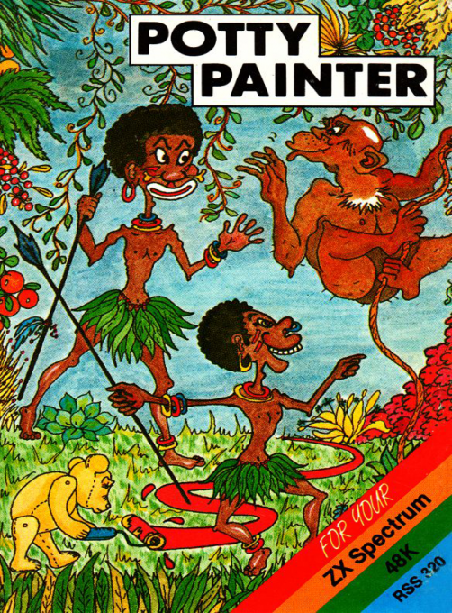 Potty Painter in the Jungle — box-2D (UK)