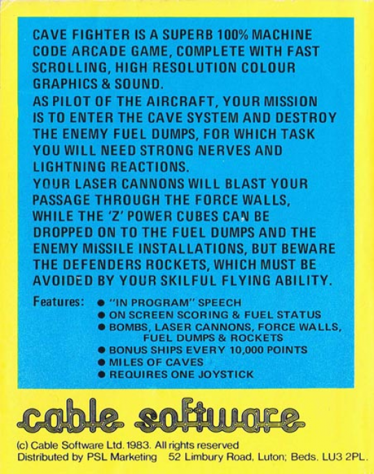 Cave Fighter — box-2D-back (WOR)