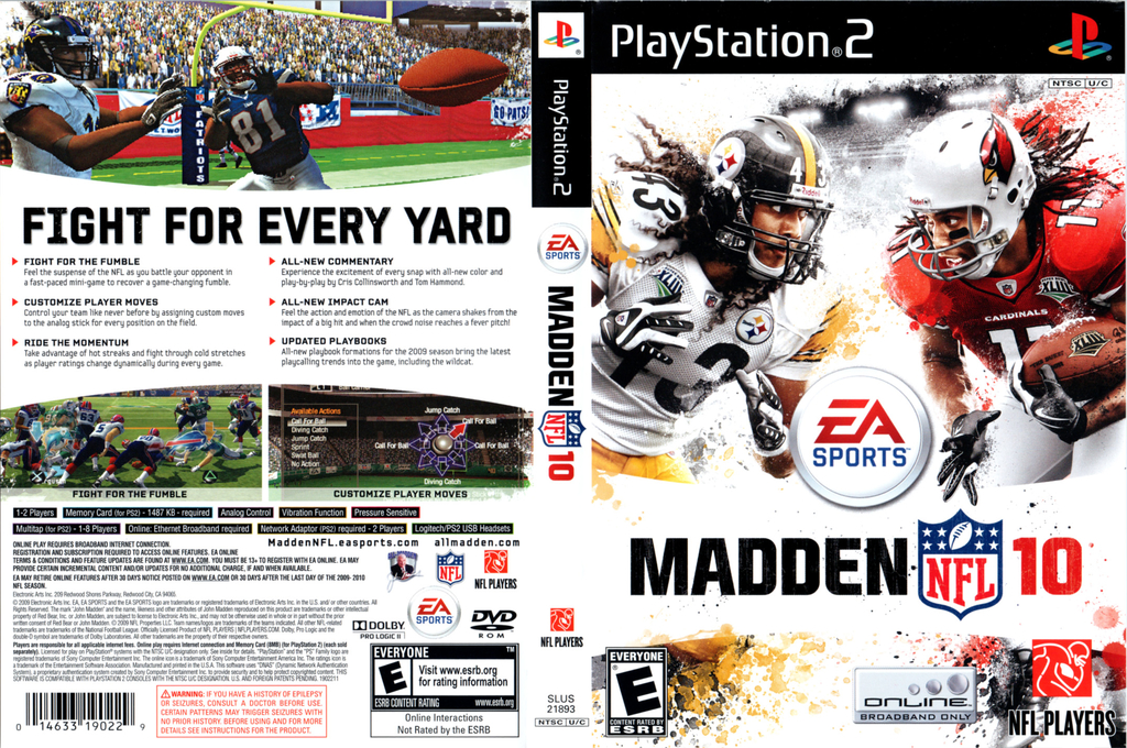 Madden NFL 10 — box-texture (US)