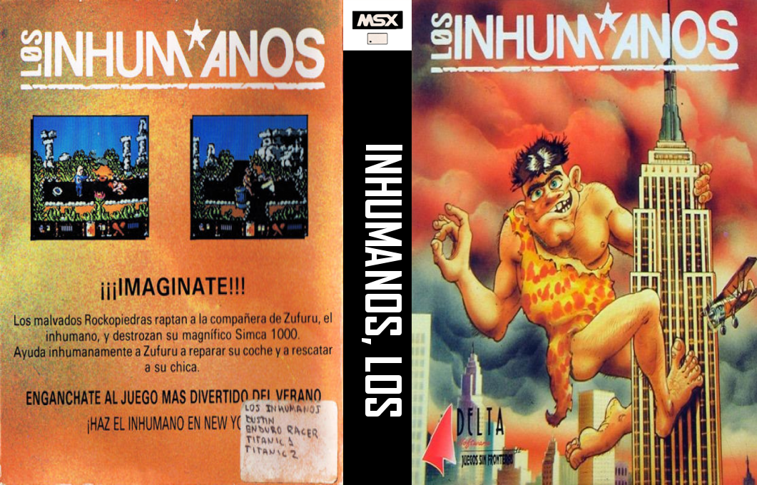 Inhumanos, Los — box-texture (SP)
