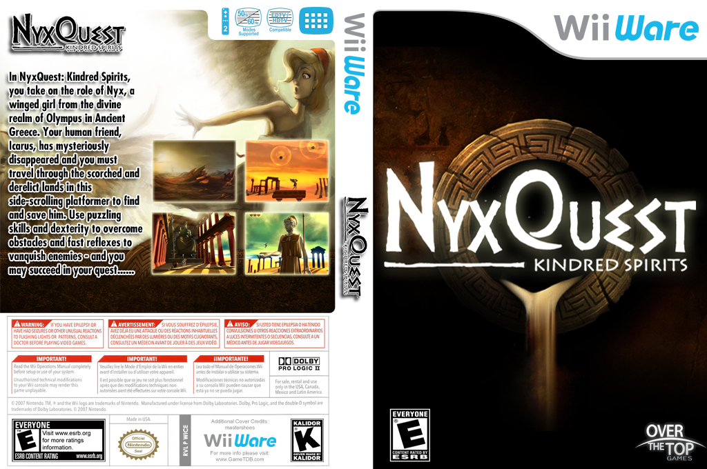 NyxQuest - Kindred Spirits — box-texture (US)