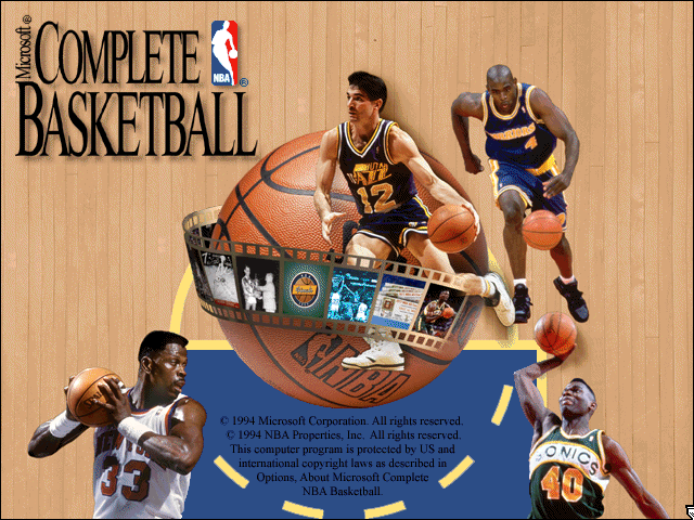 Microsoft Complete NBA Basketball Guide '94-'95 — sstitle (WOR)