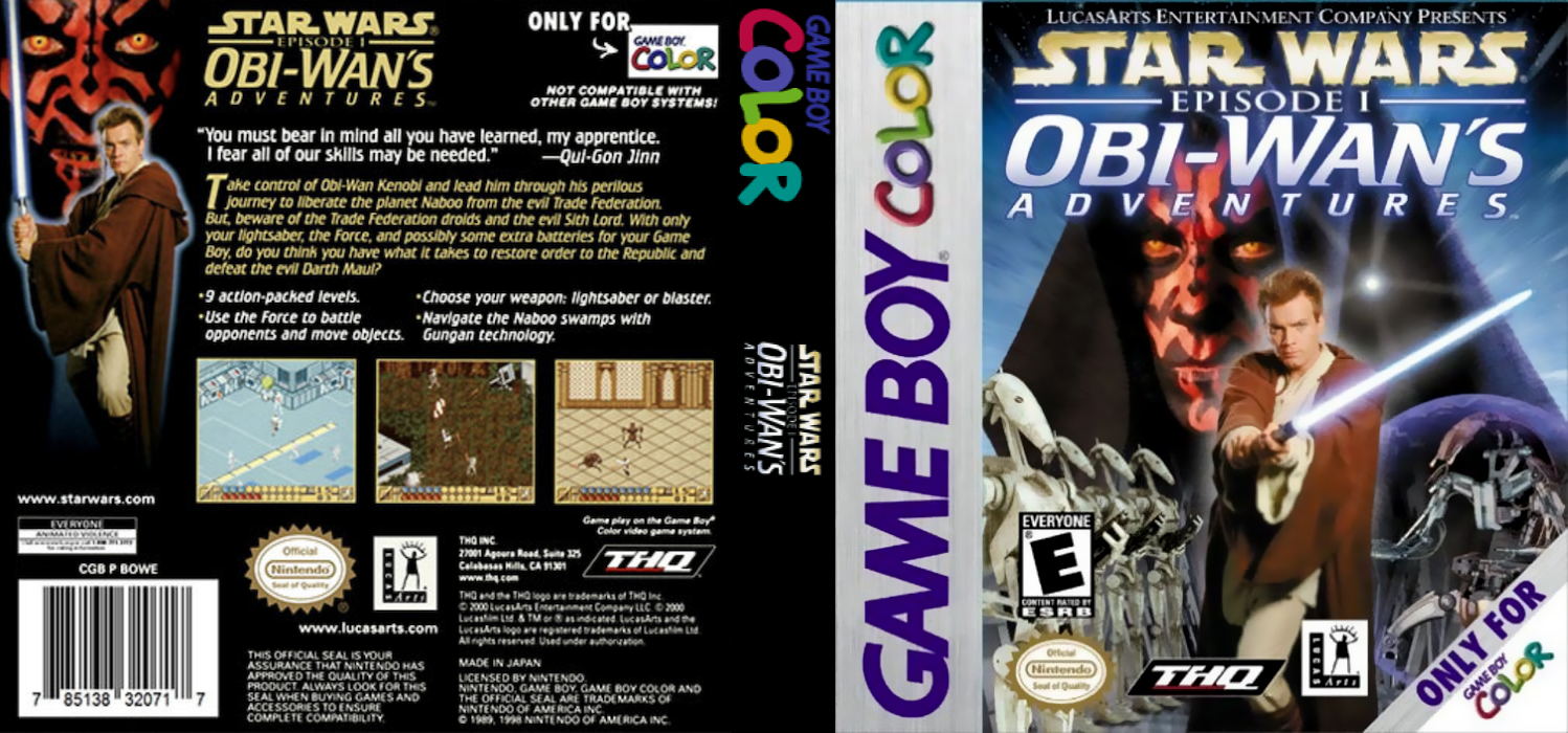 Star Wars Episode I : Obi-Wan's Adventures — box-texture (US)