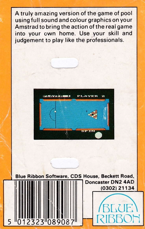 Steve Davis Pool — box-2D-back (EU)