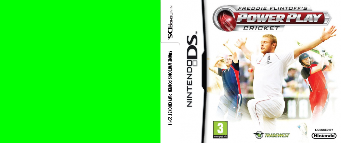 Shane Watson's Power Play Cricket 2011 — box-texture (EU)
