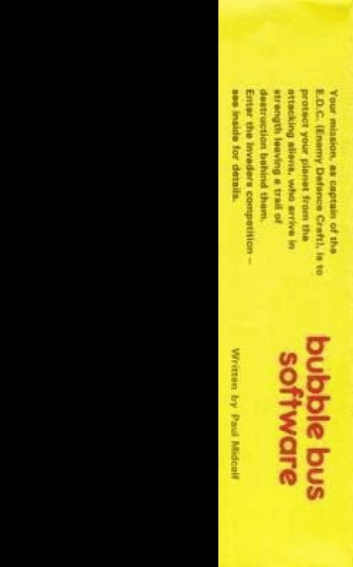 Classic Invaders — box-2D-back (EU)