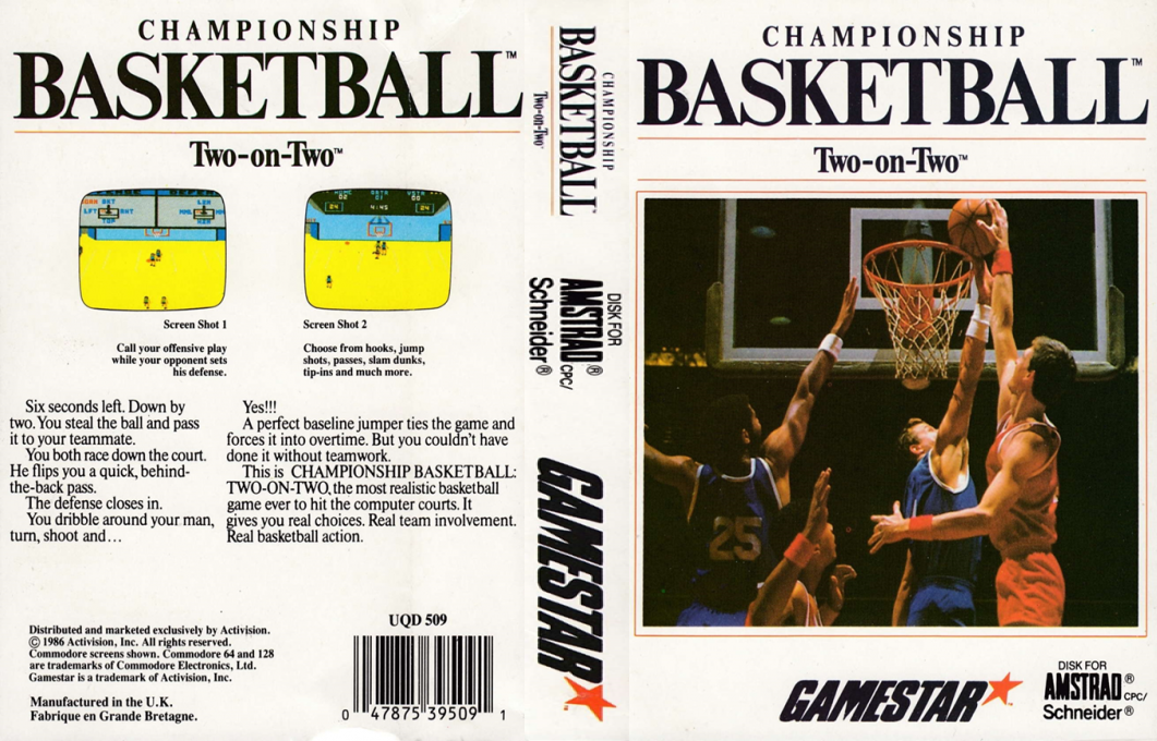 Gba Championship Basketball - Two-on-two — box-texture (EU)