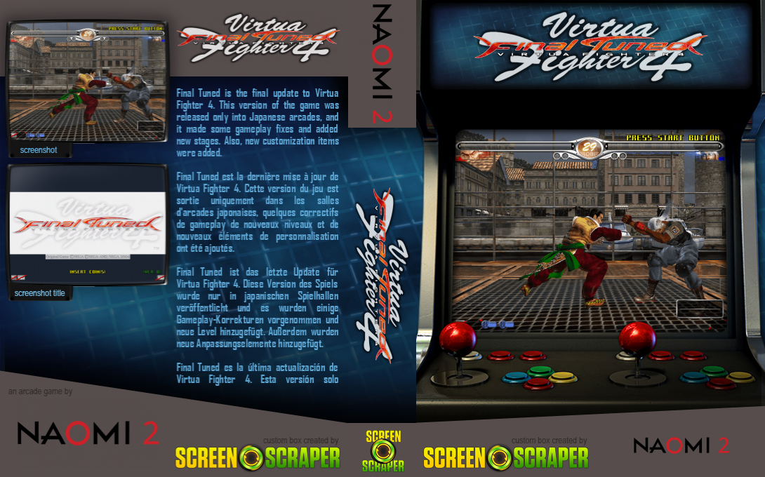 Virtua Fighter 4 Final Tuned — box-texture (SS)