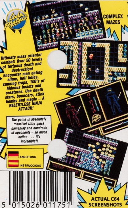 Ninja Massacre — box-2D-back (EU)