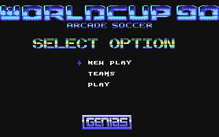 Worldcup 90 : Arcade Soccer — sstitle (WOR)