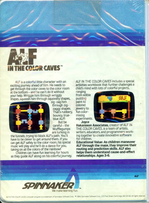 Alf In The Color Caves — box-2D-back (US)